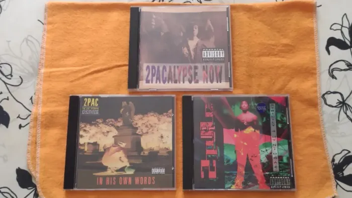 Coleção 2Pac 03 CDs Anos 90 Rap Raridades Antigos Importados Originais