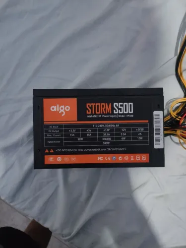 fonte Aigo Darkflash Storm S500 de 500W.