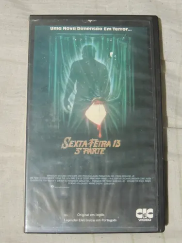 VHS SEXTA FEIRA 13 PARTE 3 - ORIGINAL - JASON RARÍSSIMO