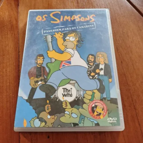 Dvd Os Simpsons Passagem para os Camarins (The Who)