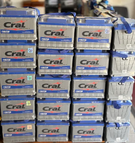 Bateria Cral 60AH Garantia 2 Anos - 10x 40,00 na Troca 