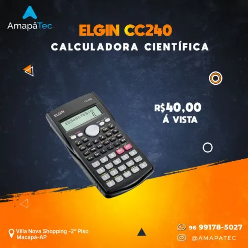 Calculadora Científica 240 Funções CC240 Elgin