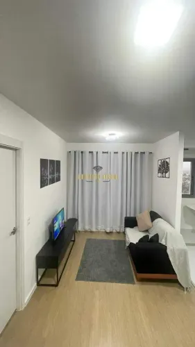 Apartamento Mobiliado com 1 dormitório para Locação no Bairro Vila Mogilar - Mogi das Cruz