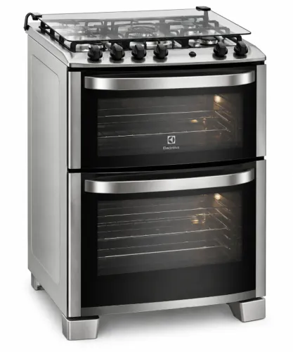 FOGAO INOX (DOIS FORNOS INDEPENDENTES)
