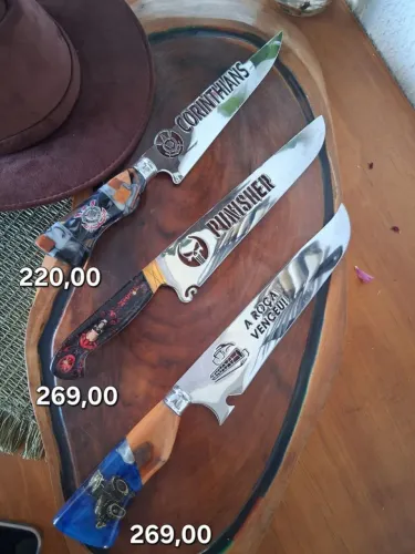 Facas artesanais a partir de 129,90