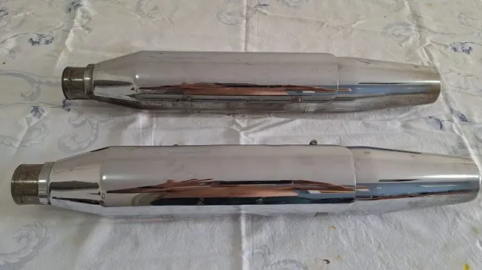 PONTEIRA ORIGINAL HARLEY DAVIDSON SPORTESTER 1200, COM TUBO COLETOR E DEFLETORES