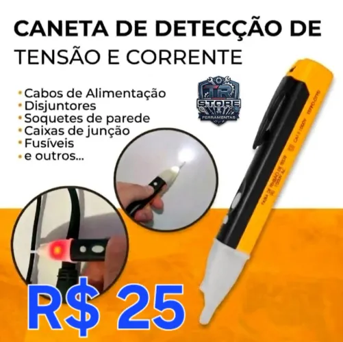 Caneta Detectora de Tensão e Corrente