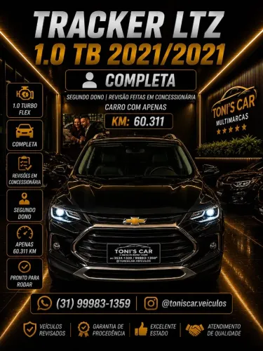 Chevrolet Tracker LTZ 1.0 Turbo 12V Flex AUT 2021