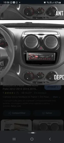 Moldura painel Palio atrative