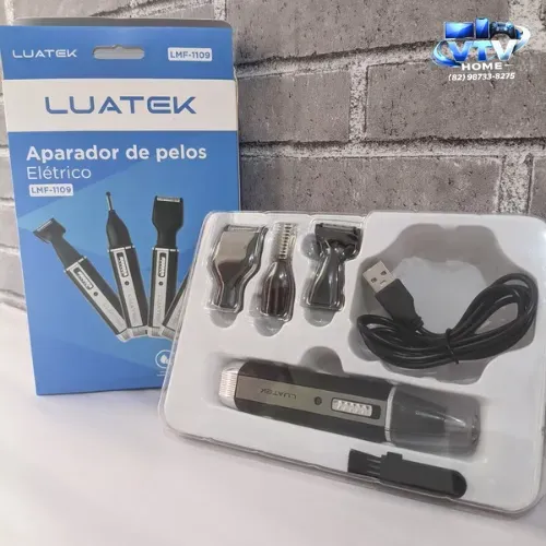 Kit Aparador de Barba 4 em 1 Recarregável + Entrega Grátis 