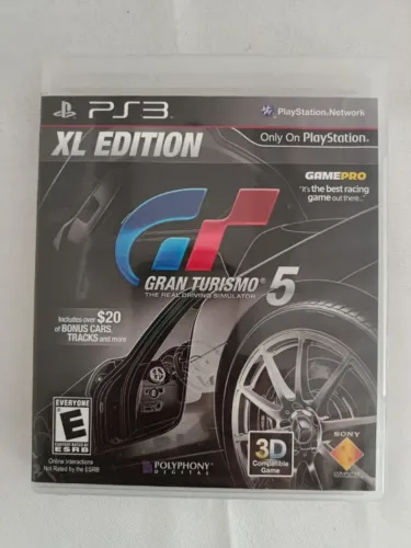 Jogo Gran Turismo 5 Ps3 Midia Fisica Playstation Sony