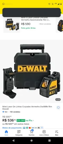 Nível a laser deWalt