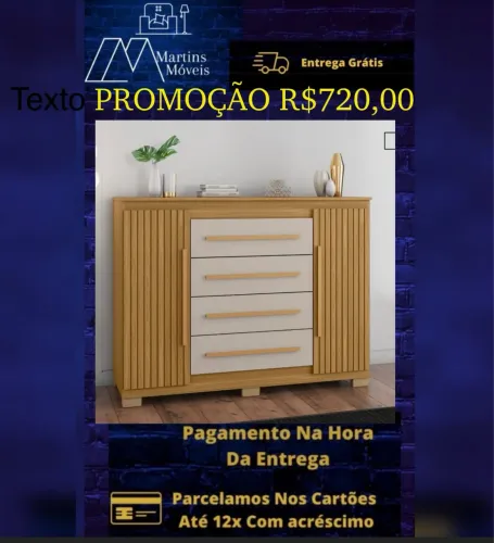 GRANDE PROMOÇÃO COMODA 08 GAVETAS GIGANTE POQUEMA ENTREGA GRATIS ACEITA CARTÃO