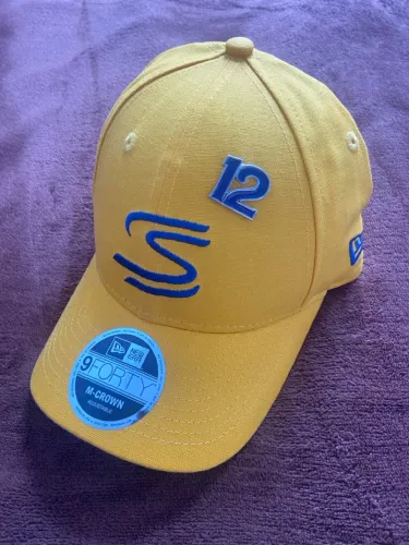 Boné SENNA AMARELO de colecionador NOVO