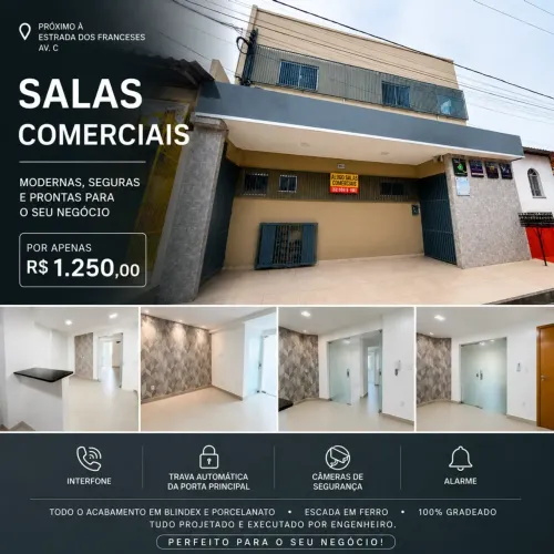 Alugo salas comerciais na alvorada - Av. C perto dos Franceses