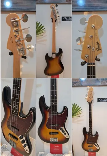 BAIXO FENDER - JAZZ BASS - JAPONES - REEDICAO 60'S - 2023 - NOVISSIMO