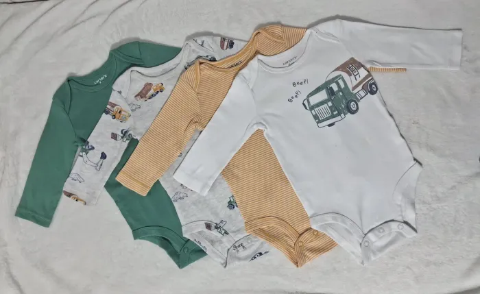 Kit body Carter's manga longa 6 meses