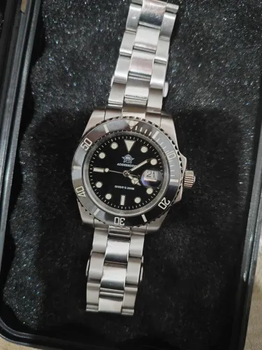 Relógio tipo Rolex Addiesdiver 200m