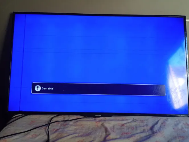 Tv Philco led 55 polegadas com riscos na tela