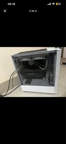 Gabinete gamer branco