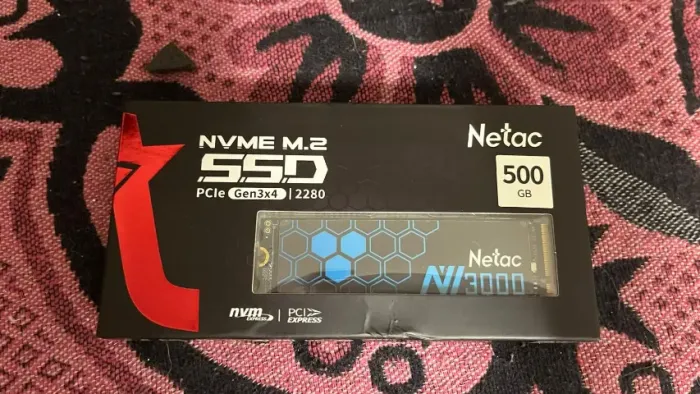 SSD NVMe 500gb Netac 3500mb/s