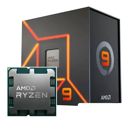 Processador Ryzen 9 7900X 4.7GHz (5.6GHz Turbo), 12-C 24-, AM5, Sem Cooler*