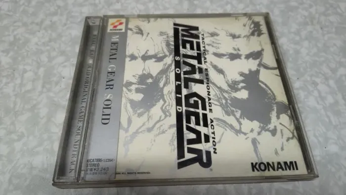 CD Metal Gear Solid - Trilha Sonora Original - Japonês - Completo!