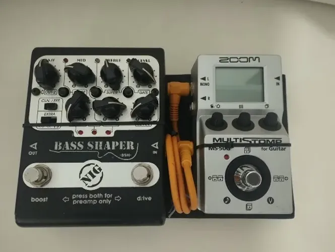 Pedalboard Nig Bass Shaper + Zoom MS-50G (board pronto)