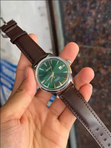 SEIKO PRESAGE AUTOMÁTICO 4R35 - MOSTRADOR AZUL SUNBURST - RELÓGIO PREMIUM