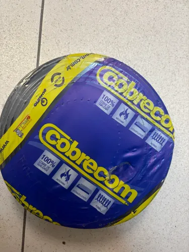 Rolo de cabo 2,5 cobrecom ( preto ou vermelho )