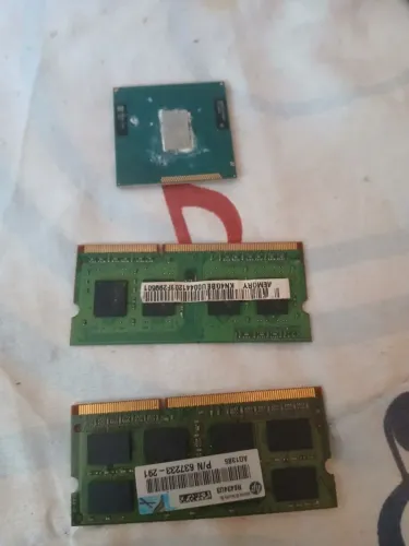 MEMORIA RAM + PEÇAS NOTEBOOK, ELITEBOOK (4+4DDR3)(8GB)(OLHAR DESCRIÇÃO)