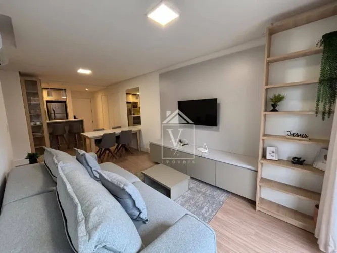 Apartamento com 1 dormitório para alugar, 56 m² por R$ 3.799,25/mês - Santa Terezinha - Ca