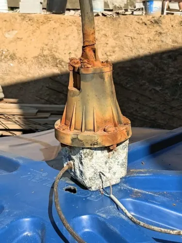 Bomba sapo e caixa d'água