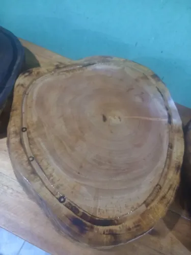 Tábua de corte para churrasco rústica