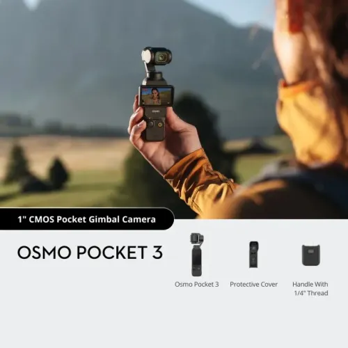 Câmera DJI Osmo Pocket 3 - Nova, Original, Anatel