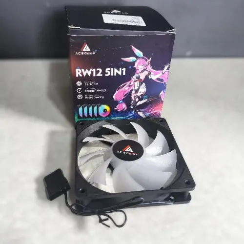 Kit 5 fans Acegeek RGB 120mm