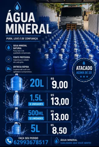 VENDE-SE ÁGUA MINERAL