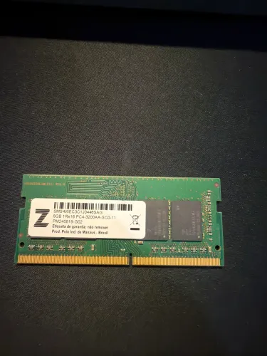 Memória ddr4 notebook 8 gb