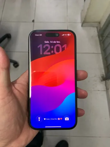 iPhone 15 / preto - 128gb , novo  / Parcelo tbm , acompanha carregador e capas 