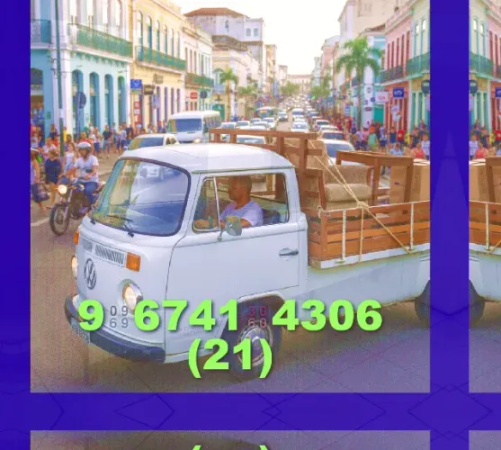 Frete em toda a cidade - transporte seguro e confiável
