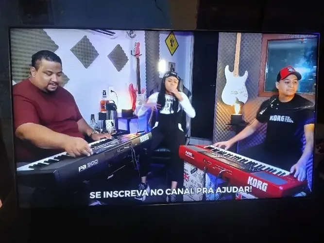 Tv 55 Qled funcionando perfeitamente