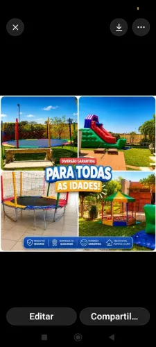 Kit de brinquedo para festa completo R$12000,00 reais 