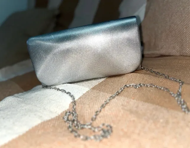 Bolsa de festa Prateada