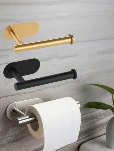 suporte de papel higiênico sem furos/suporte de toalha sem prescisar furar