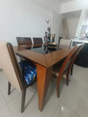 Mesa de Jantar Madeira 6 Lugares
