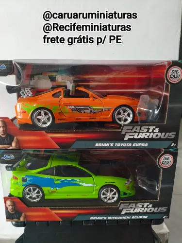 Miniaturas Velozes & Furiosos 1/24