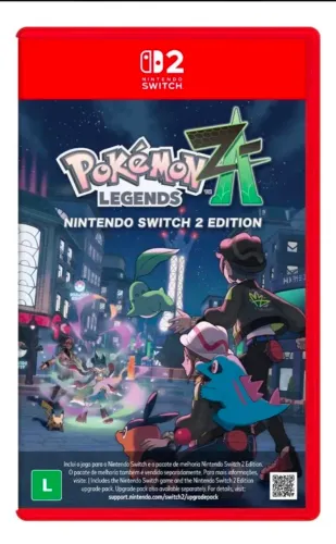 Jogo Pokemon Legends Z-A Nintendo Switch 2 Mídia física