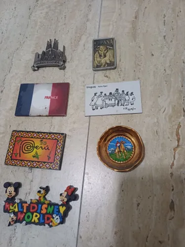 Imã de geladeira de paises