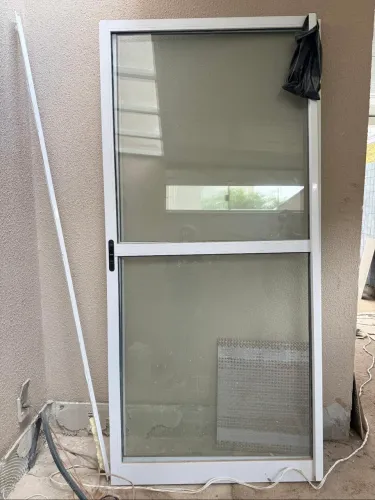 Porta de vidro fechamento de área 