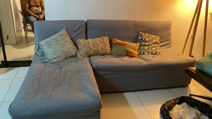 Sofá dois lugares e chaise